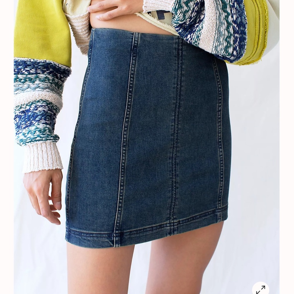 Free People Denim Skirt